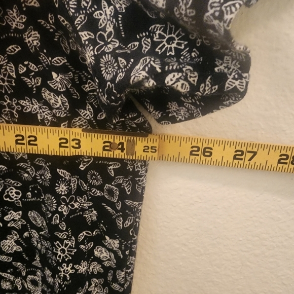 Perry Ellis Floral Pima Cotton Blend Black Polo Shirt Mens XXL - Picture 10 of 11